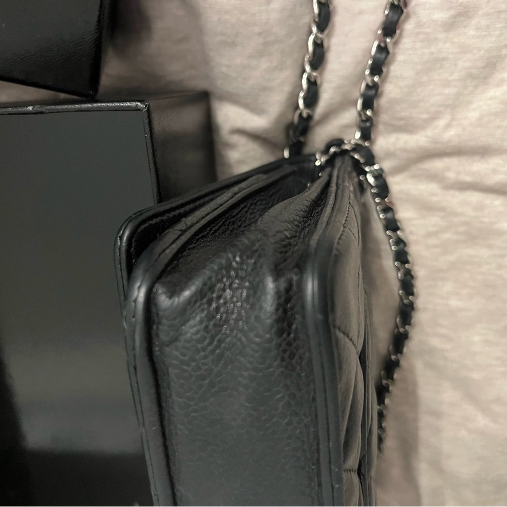 Chanel Wallet on Chain WOC Black Caviar Silver Hardware - Picture 5 of 10